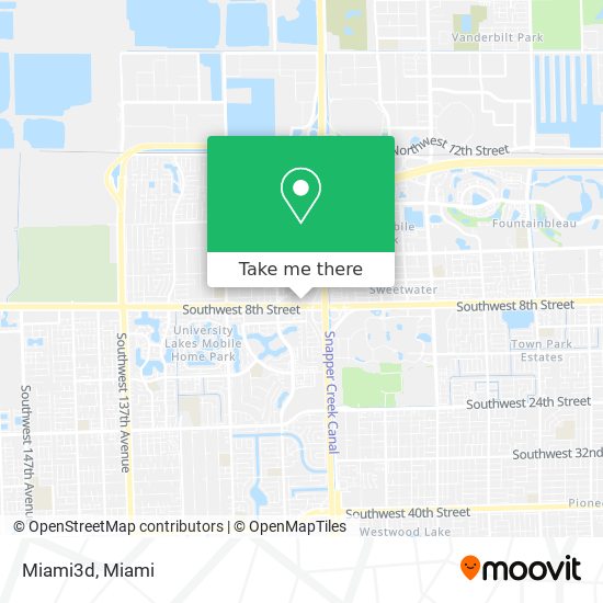 Mapa de Miami3d