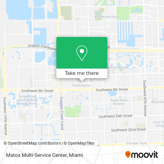 Matos Multi-Service Center map