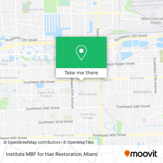 Institute MBF for Hair Restoration map