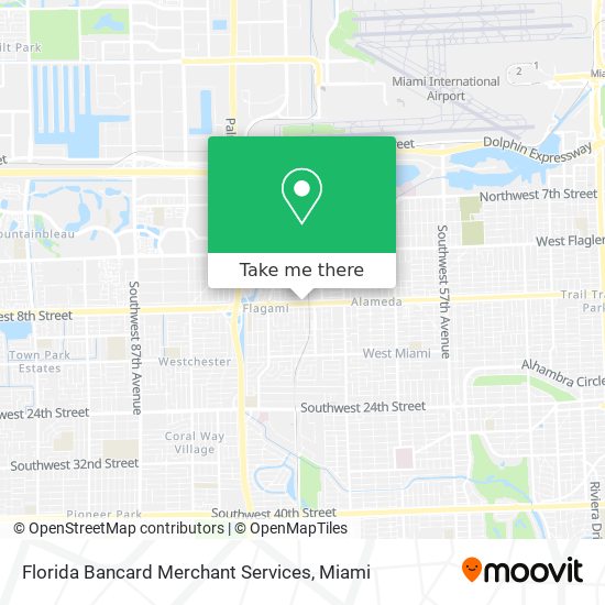 Mapa de Florida Bancard Merchant Services