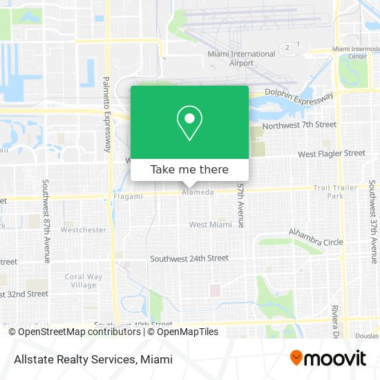 Allstate Realty Services map