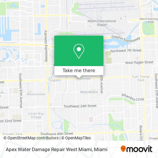 Mapa de Apex Water Damage Repair West Miami