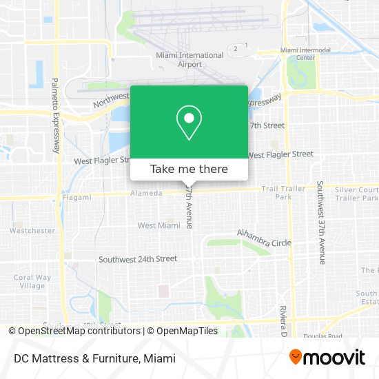 Mapa de DC Mattress & Furniture