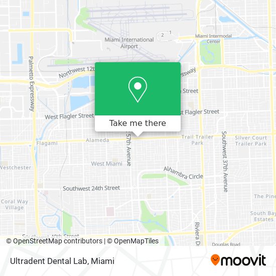 Mapa de Ultradent Dental Lab