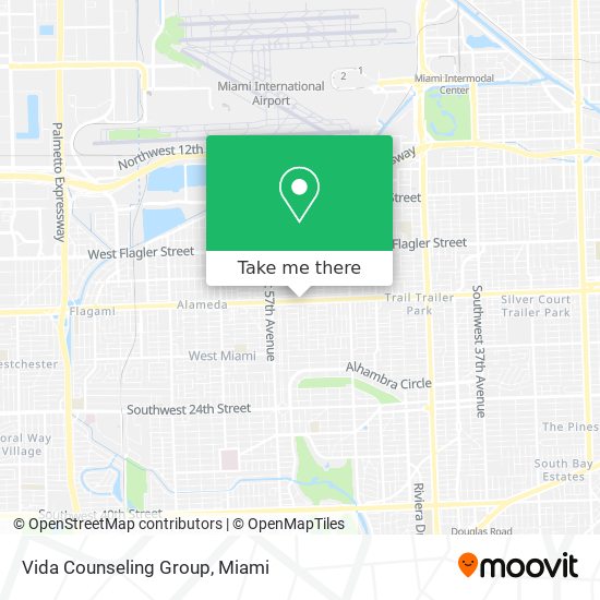 Vida Counseling Group map