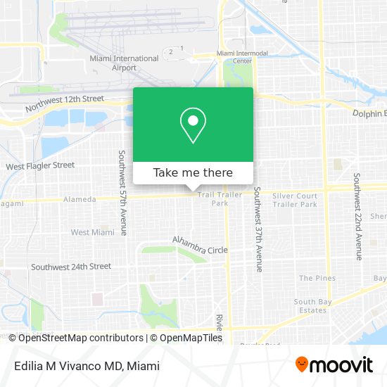 Edilia M Vivanco MD map