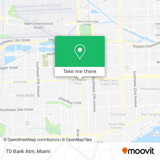 TD Bank Atm map