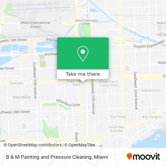 Mapa de B & M Painting and Pressure Cleaning