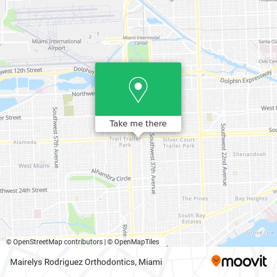 Mairelys Rodriguez Orthodontics map