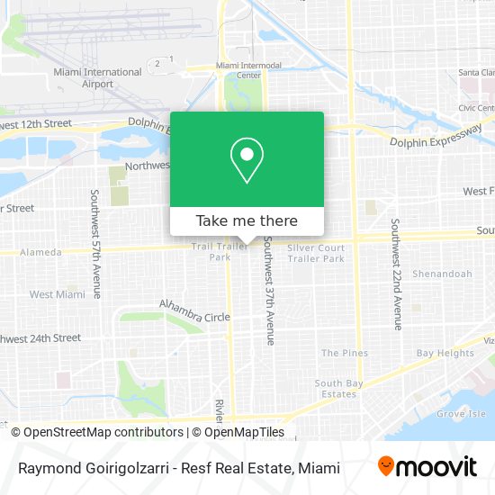 Mapa de Raymond Goirigolzarri - Resf Real Estate