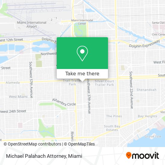 Mapa de Michael Palahach Attorney