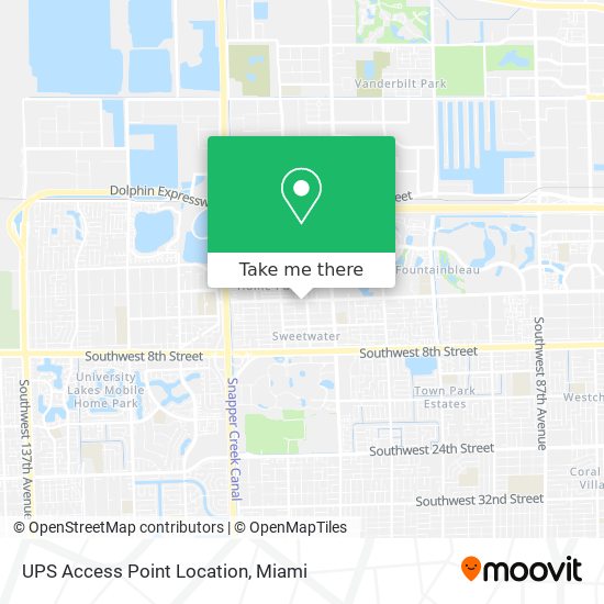 Mapa de UPS Access Point Location