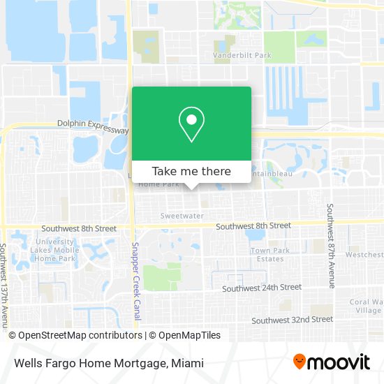 Mapa de Wells Fargo Home Mortgage