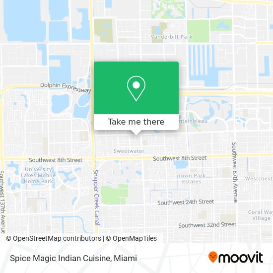 Mapa de Spice Magic Indian Cuisine