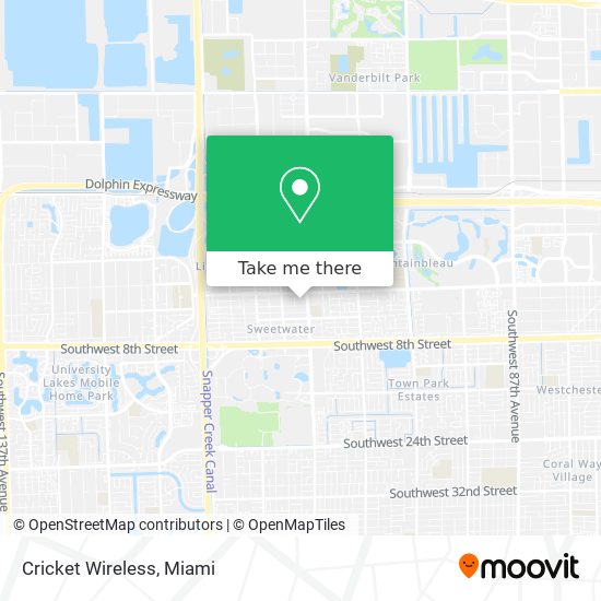 Cricket Wireless map