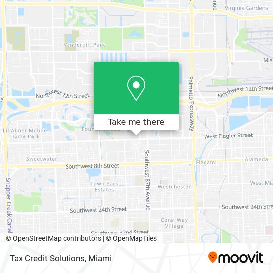 Tax Credit Solutions map