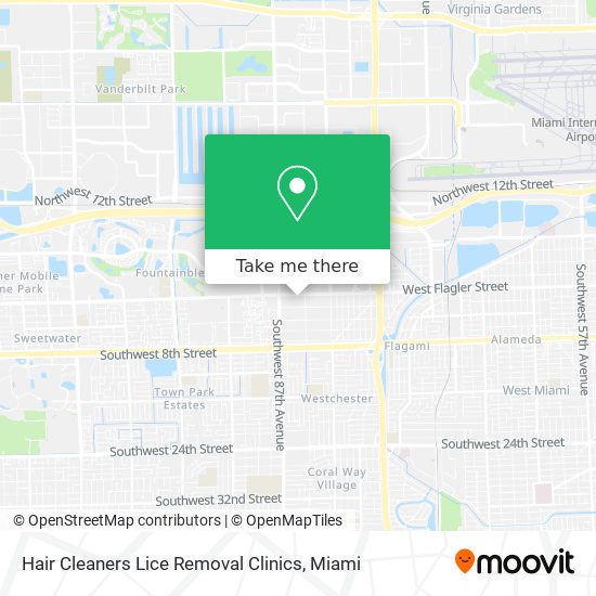 Hair Cleaners Lice Removal Clinics map