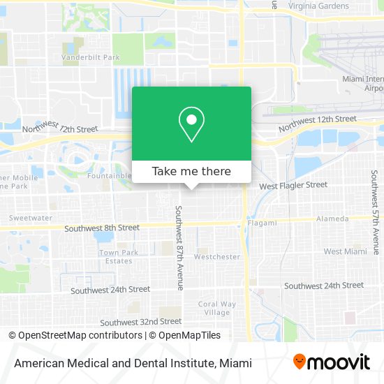 American Medical and Dental Institute map