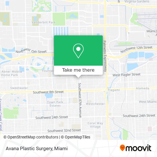 Avana Plastic Surgery map