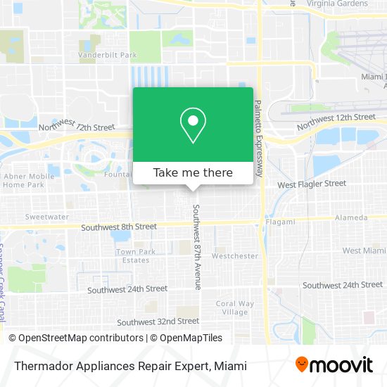 Thermador Appliances Repair Expert map