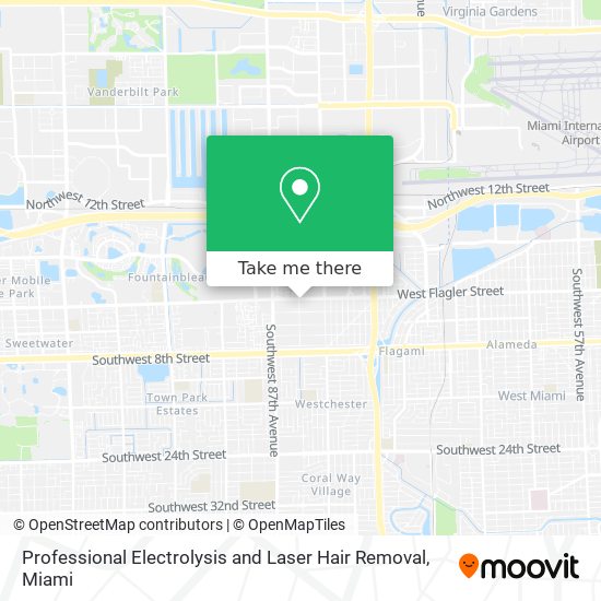 Professional Electrolysis and Laser Hair Removal map