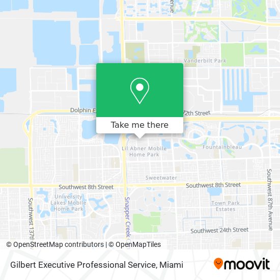 Mapa de Gilbert Executive Professional Service