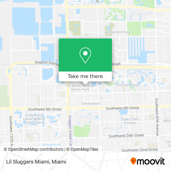 Mapa de Lil Sluggers Miami