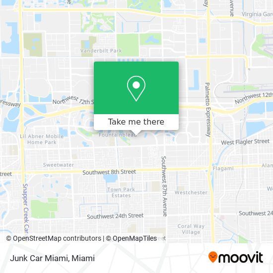 Junk Car Miami map