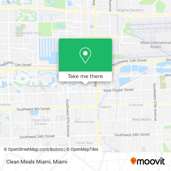 Clean Meals Miami map