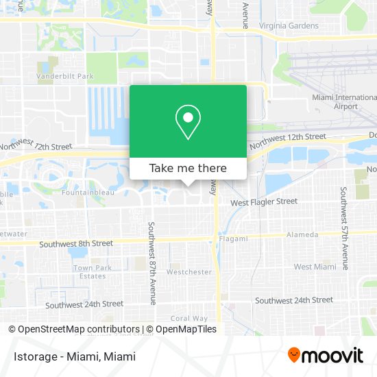 Mapa de Istorage - Miami