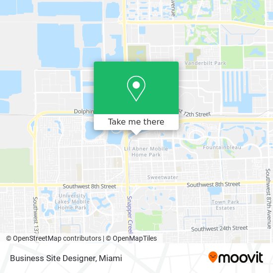 Business Site Designer map