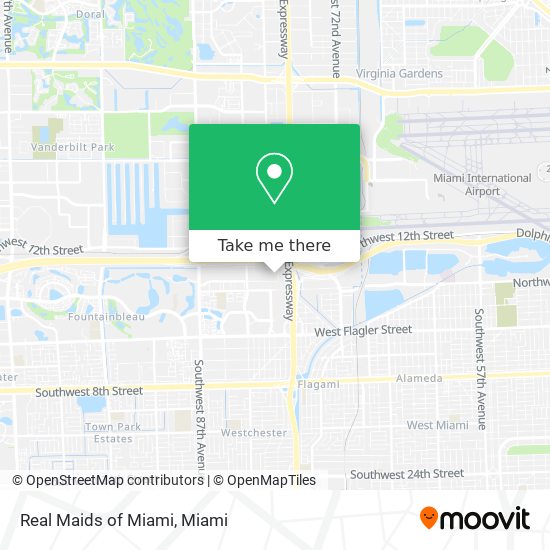 Real Maids of Miami map