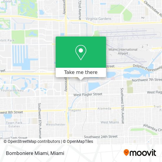 Bomboniere Miami map