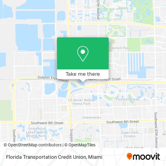 Florida Transportation Credit Union map