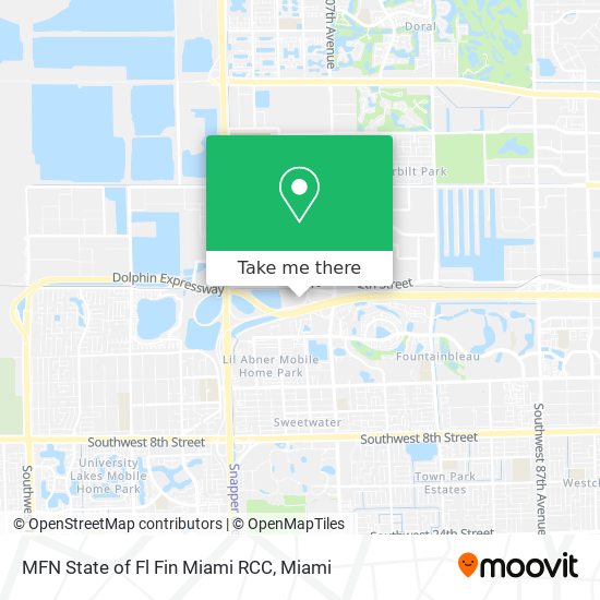 Mapa de MFN State of Fl Fin Miami RCC