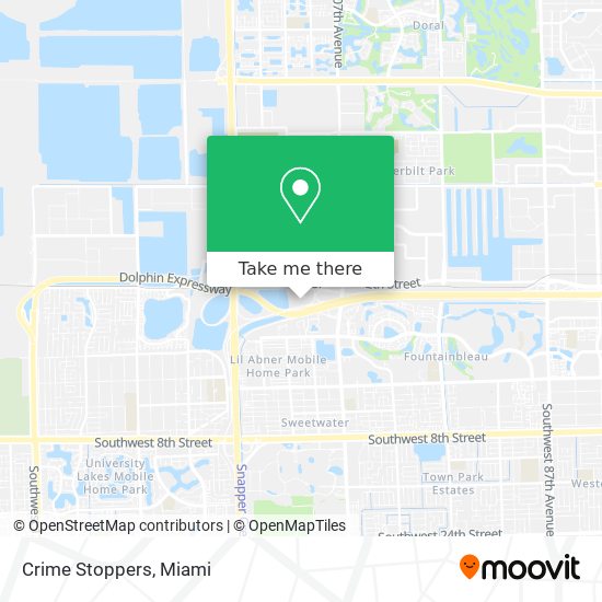 Crime Stoppers map