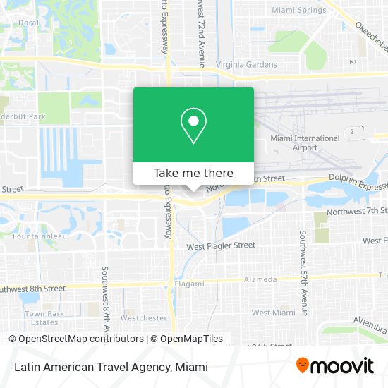 Mapa de Latin American Travel Agency