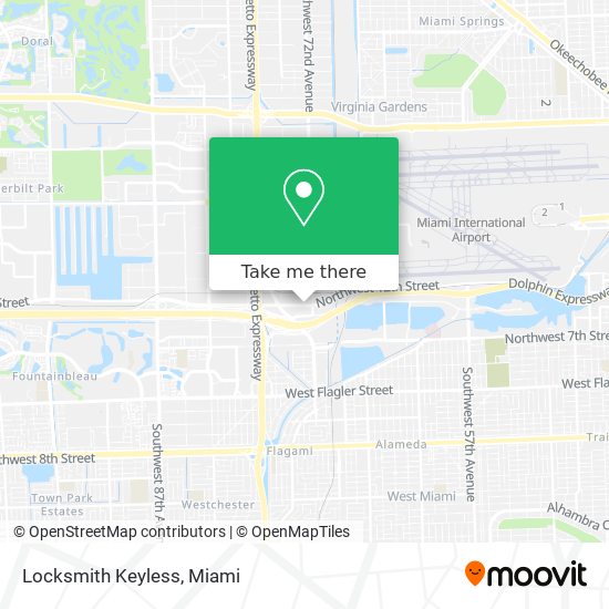 Locksmith Keyless map