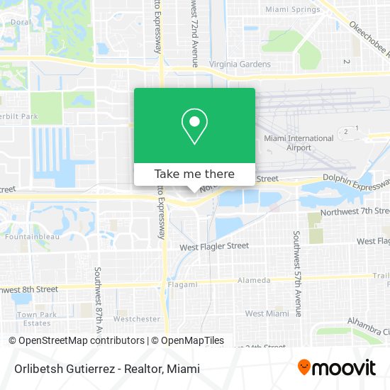 Orlibetsh Gutierrez - Realtor map