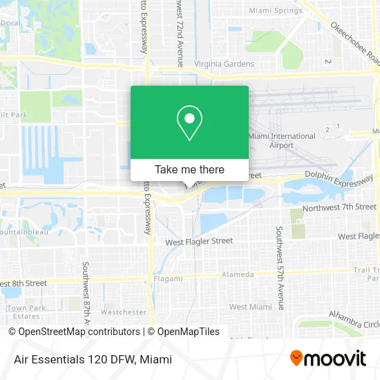Air Essentials 120 DFW map