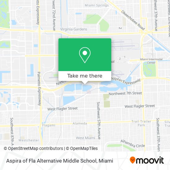 Mapa de Aspira of Fla Alternative Middle School