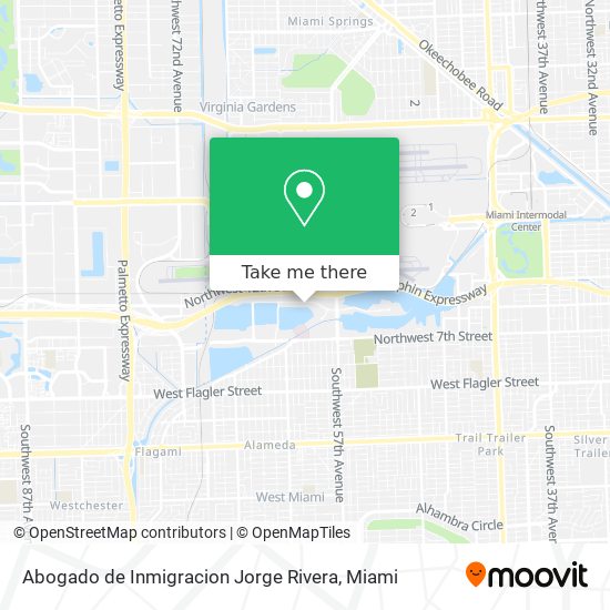 Abogado de Inmigracion Jorge Rivera map