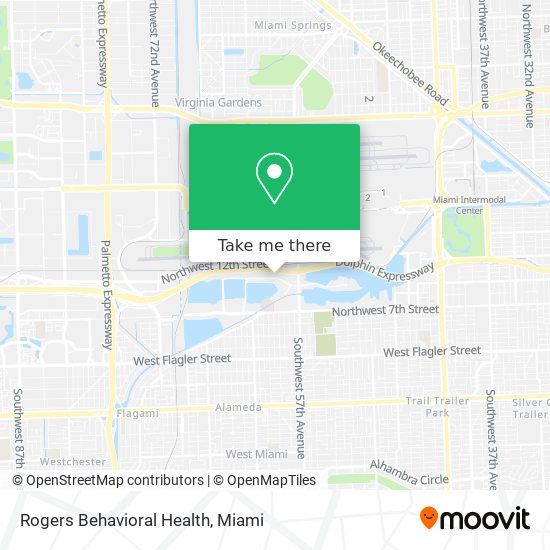 Rogers Behavioral Health map