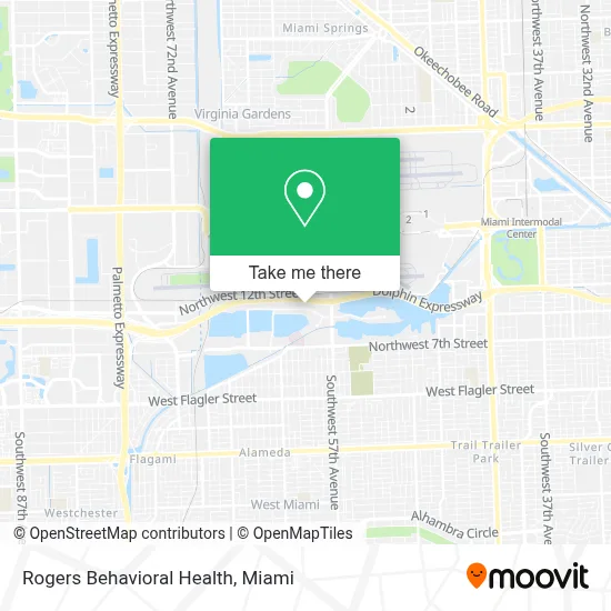 Rogers Behavioral Health map