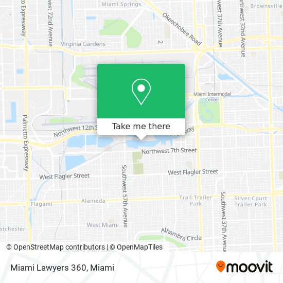 Miami Lawyers 360 map