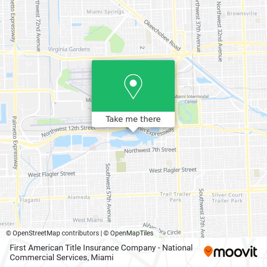 Mapa de First American Title Insurance Company - National Commercial Services