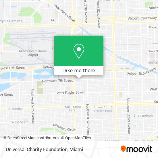 Mapa de Universal Charity Foundation