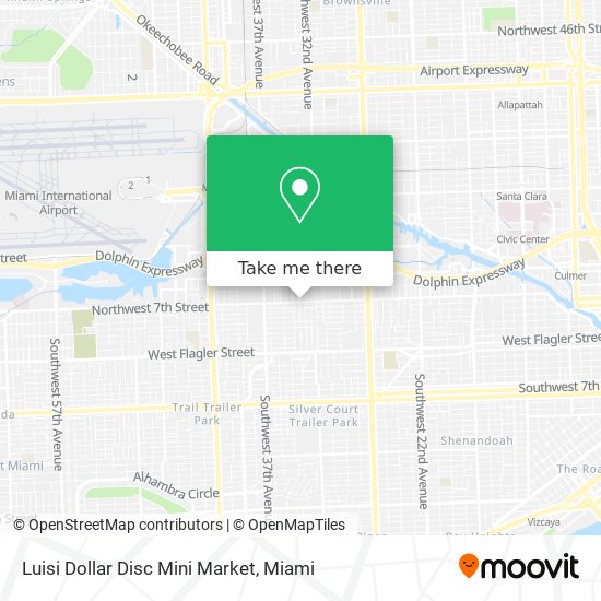 Mapa de Luisi Dollar Disc Mini Market