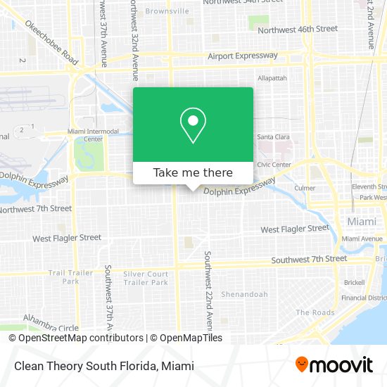 Clean Theory South Florida map