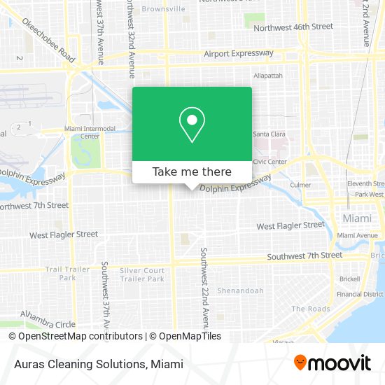 Auras Cleaning Solutions map